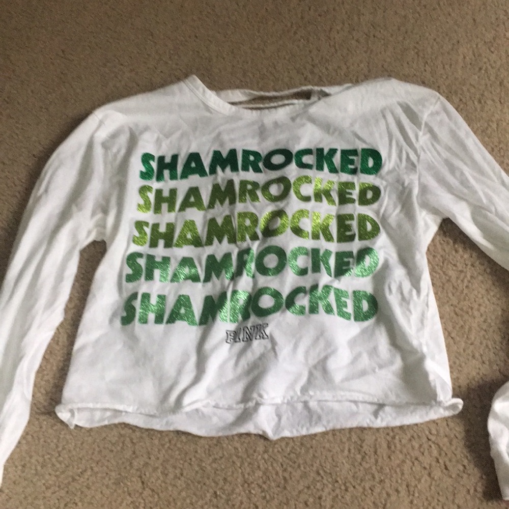 St Patrick’s day crop top